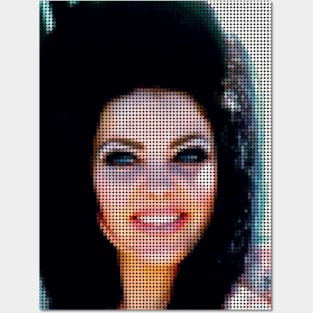 Priscilla Presley Dot Art Vintage Posters and Art